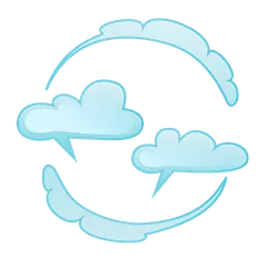 Symbol Luft – Kommunikation